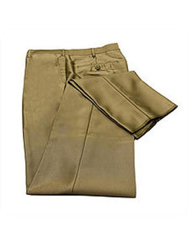 Mens Metallic Dress Pants - Tan Pants