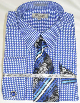 Mens Blue Dress With White CollarMens Blue Dress With White Collar