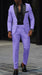 Lilac Prom Tuxedo - Wedding Suit - Groom Tuxedo Suit