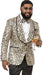 Champagne Color Suit - Champagne Wedding Tuxedo Leopard