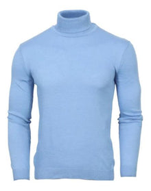 Turtleneck Sweater - Sky Blue
