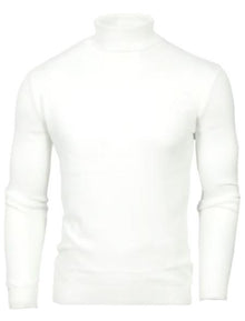 Turtleneck Sweater - White