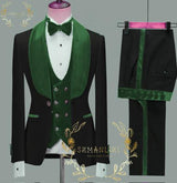 Groom Tuxedo Hunter Green