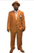 Light Rust - Copper Color Suit 2 Button Modern Fit Suit - Fall Color - Church Old Man Suit