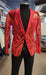 Mens Suit Red