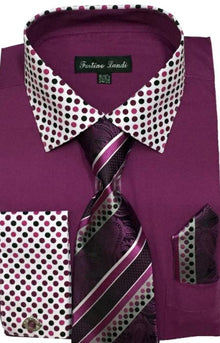 Fortino Landi Shirt FL630-Purple