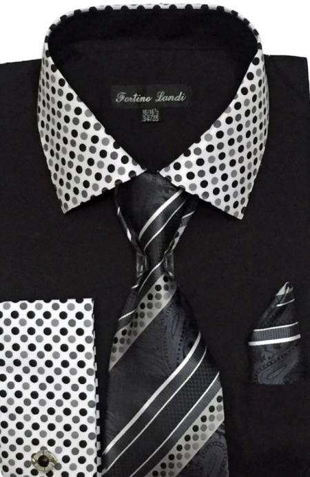 Fortino Landi Shirt FL630-Black