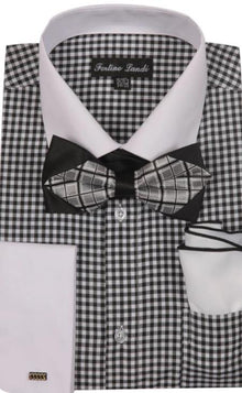 Fortino Landi Shirt MS628-Black