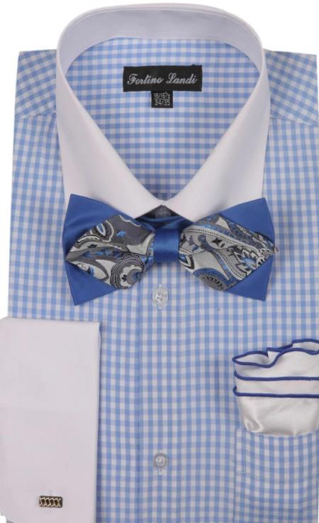 Fortino Landi Shirt MS628-Blue