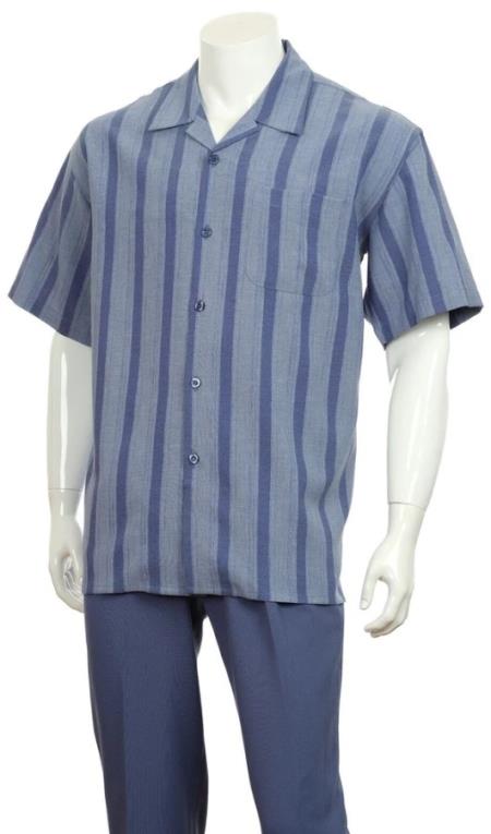 Fortino Landi Walking Set M2974-Blue