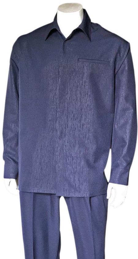 Fortino Landi Walking Set M2764-Navy