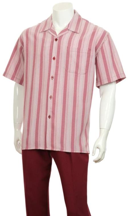 Fortino Landi Walking Set M2974-Burgundy