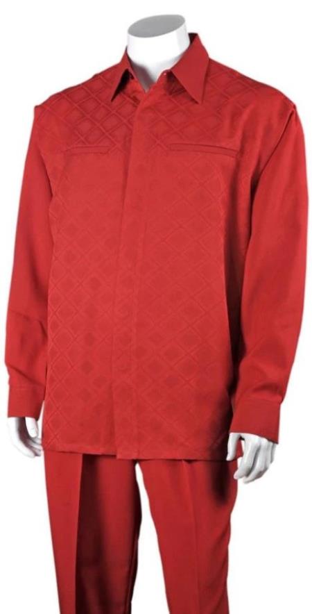Fortino Landi Walking Set M2762C-Red