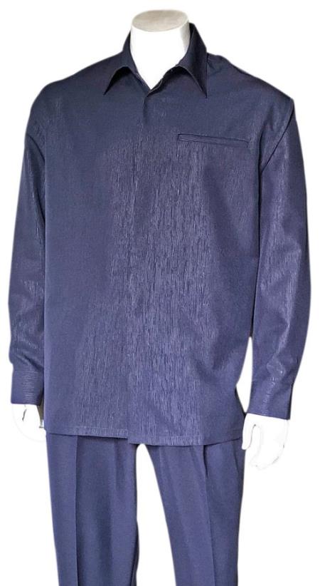 Fortino Landi Walking Set M2764C-Navy