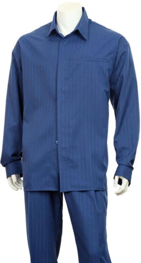 Fortino Landi Walking Set M2767-Royal Blue