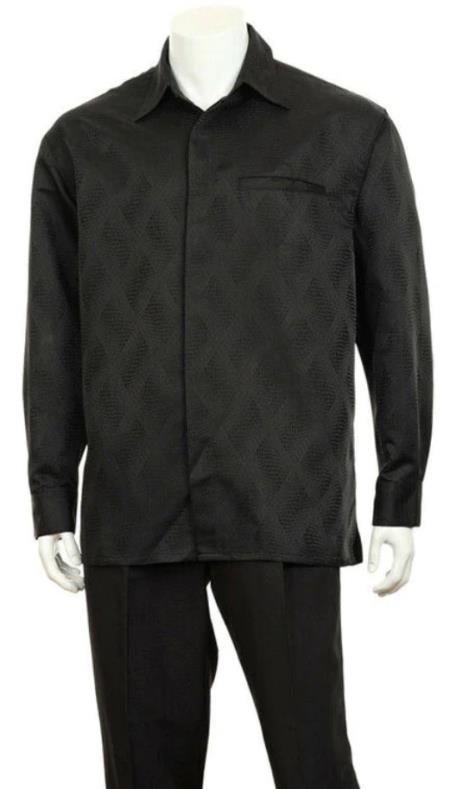 Fortino Landi Walking Set M2766-Black