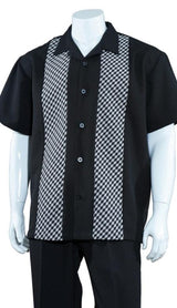 Fortino Landi Walking Set 2968-Black