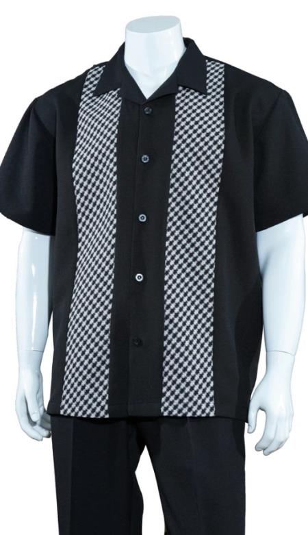 Fortino Landi Walking Set 2968-Black
