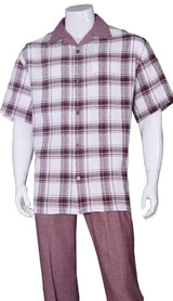 Fortino Landi Walking Set M2972-Burgundy