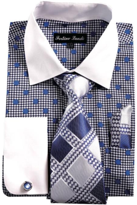Men Shirt FL632-Navy