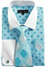 Men Dress Shirt FL632C-Turquoise