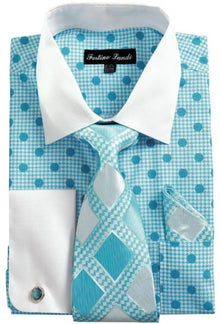 Men Shirt FL632-Turquoise