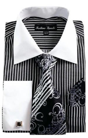 Men Shirt FL631-Black