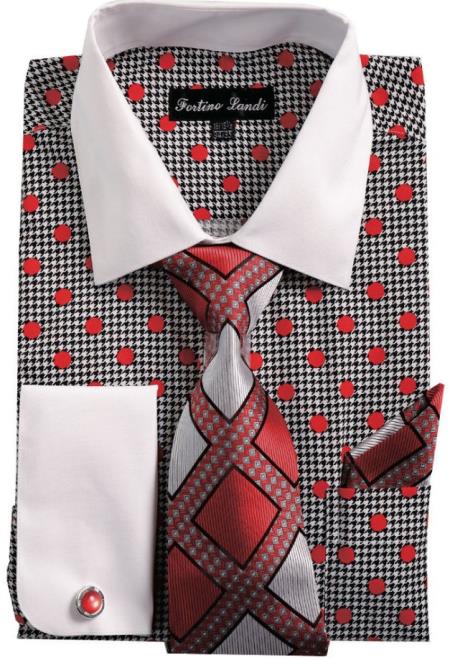Men Shirt FL632-Red
