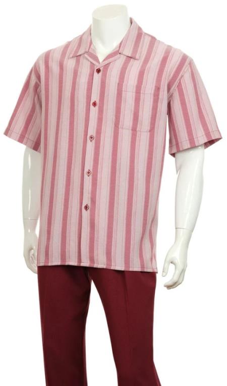 Fortino Landi Walking Set M2974C-Burgundy