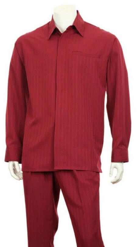 Fortino Landi Walking Set M2767-Burgundy