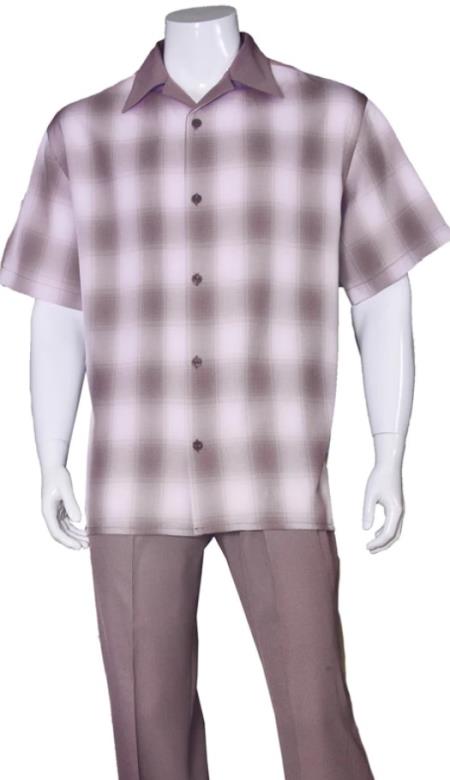 Fortino Landi Walking Set M2970-Burgundy