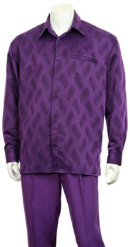 Fortino Landi Walking Set M2766-Purple