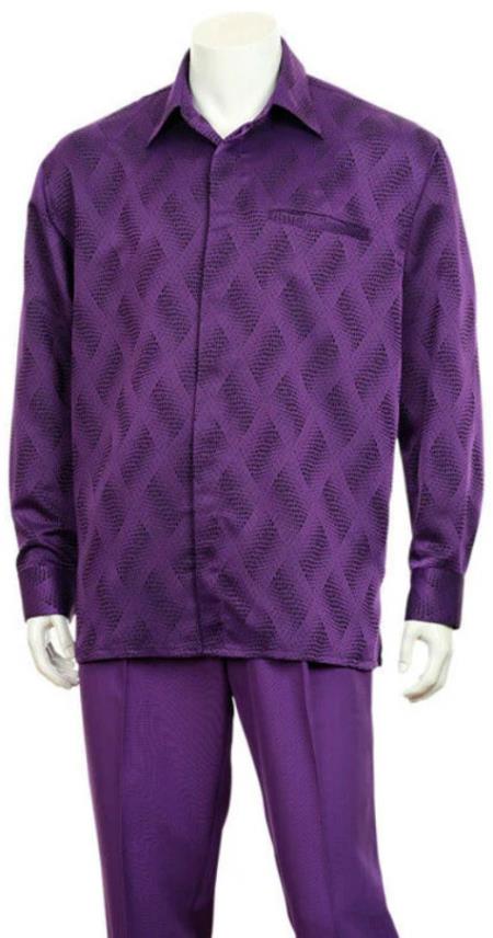 Fortino Landi Walking Set M2766-Purple