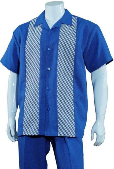 Fortino Landi Walking Set 2968-Blue