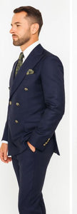 Navy Double Breasted Sport Coat