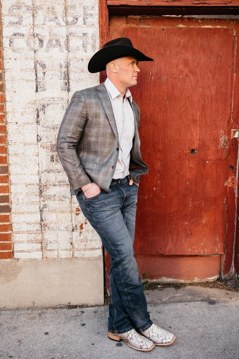 Plaid Cowboy Blazer for Men – Western Style with Rustic Elegance