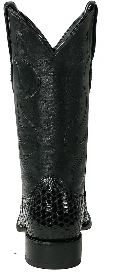 Men's Wild West Python Skin 3X Toe Boots 29557 - Image 7
