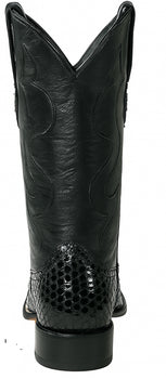 Men's Wild West Python Skin 3X Toe Boots 29557 - Image 7
