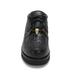 Los Altos Casual Black Caiman Belly & Ostrich Shoes