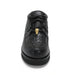 Los Altos Casual Black Caiman Belly & Ostrich Shoes