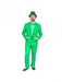 Vibrant Green Costume Suit with Matching Hat – Bold Party & Event Wear