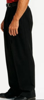 Mens Pleated Dress Pants Single Deep Pleat-Wide Leg 22-Inch Around The Bottom In 10 Colors Unhemmed Unfinished Bottom Solid Charcoal Gray / Dress size Mens Pleated Dress Pants Single Deep Pleat-Wide Leg 22-Inch Around The Bottom In 10 Colors Unhemmed Unfinished Bottom Solid Charcoal Gray / Dress size