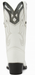 Mens White Ostrich Boots J-Toe