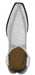 Men's King Exotic Eel Boots 3x Toe Handcrafted White