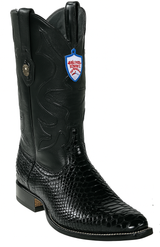 Men's Wild West Python Skin 3X Toe Boots 29557 - Image 6