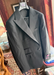 Tiglio Men’s Black Peak Lapel 2-Piece Suit – Classic Wedding, Business and Formal Suit