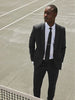 Black Wool Blend Suit for Men – Sharp Appearance with Seasonal Comfort