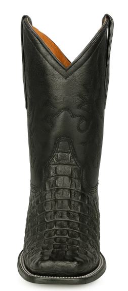 Square Toe Alligator Print Boots