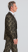 Rossi Man LEO RM1901 – Gold & Black Designer Tuxedo for Men | Slim Fit
