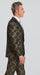 Rossi Man LEO RM1901 – Gold & Black Designer Tuxedo for Men | Slim Fit